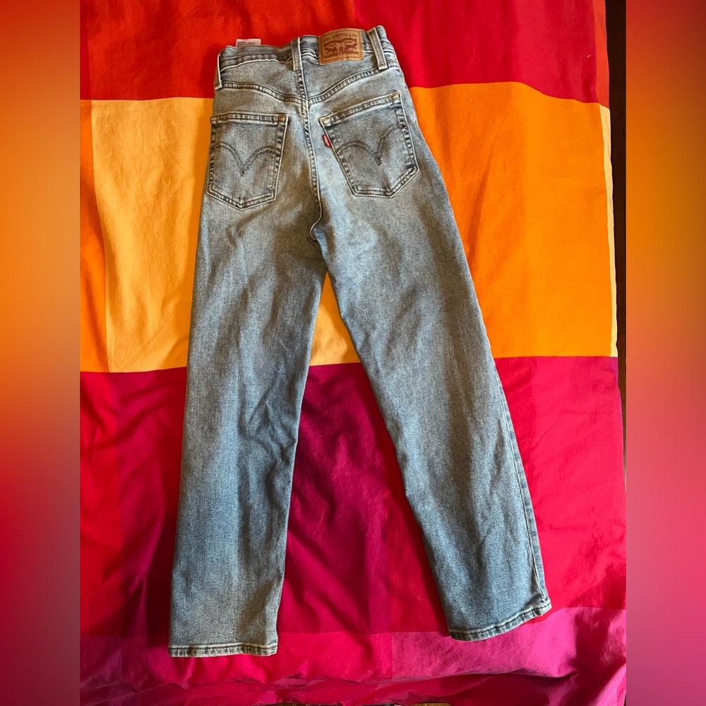 Levi’s rib cage jeans, size 24